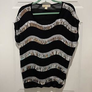 Michael Kors Sequin Top